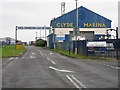 Ardrossan Harbour - entrance to the ferry terminal