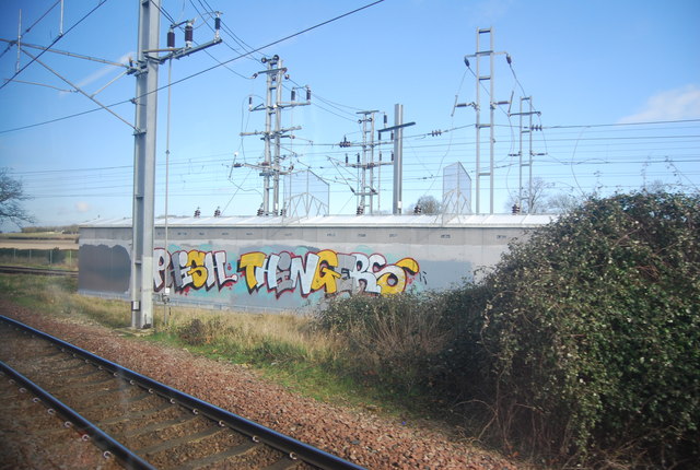Graffiti by the railway