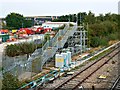 New footbridge, Paddington to the West railway, Stratton, Swindon (1)