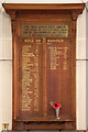 St Thomas, Old Charlton - War Memorial WWII