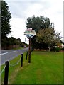 Layer de la Haye, village sign