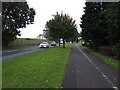 Cycle path beside Brigg Road (A1029)