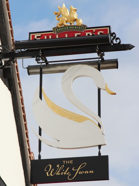 The White Swan sign