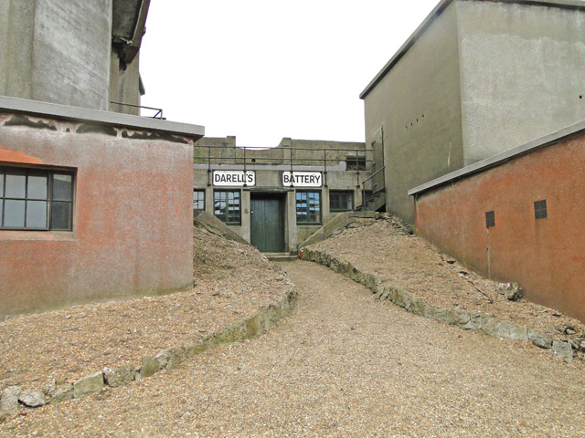 The entrance to Darell's Battery, Landguard Fort