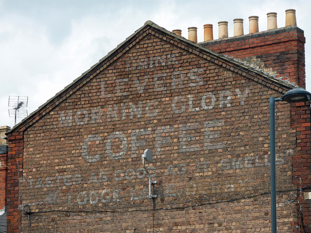 Ghost sign, King Street, Derby