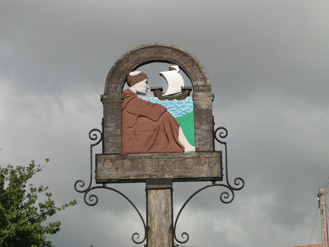 Village sign for Old Felixstowe