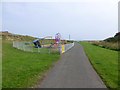 Play park beside the Spital Burn