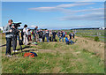 Aircraft enthusiasts at Prestwick Airport on Sunday 7th September 2014