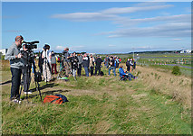 NS3626 : Aircraft enthusiasts at Prestwick Airport on Sunday 7th September 2014 by Walter Baxter