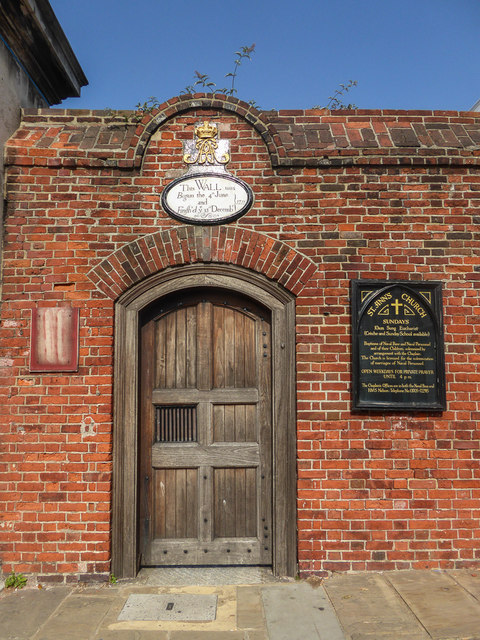 Entrance St Ann's Church, Portsmouth, Hampshire