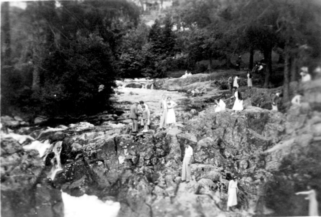Pont y Pair Falls at Betws Y Coed