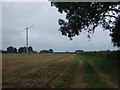 Track heading north from Kirton Road