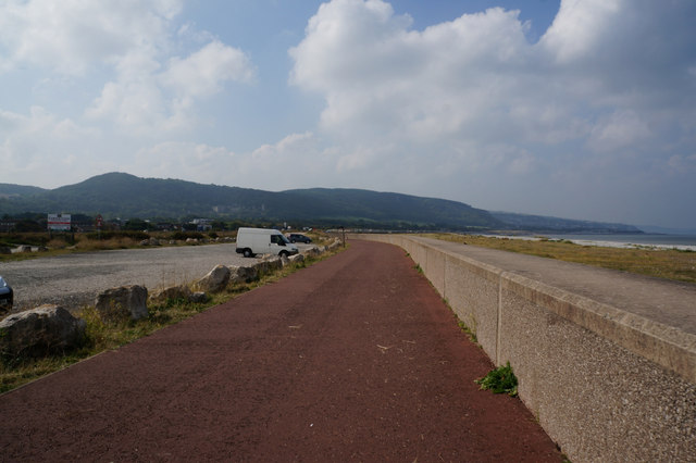 Wales  Coast Path at Pensarn