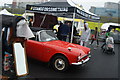 View of a Sunbeam Alpine in the Classic Car Boot Sale