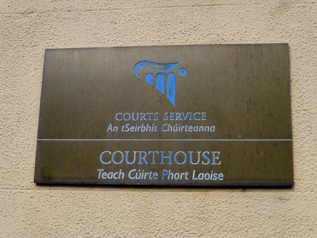 Courthouse plaque, Portlaoise