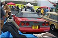 View of a Chevrolet Corvette  in the Classic Car Boot Sale