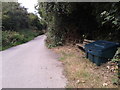 A place to sit and a grit bin for the winter