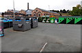SJ2930 : Recycling area in Oswestry by Jaggery
