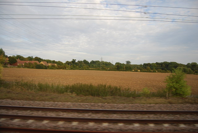 Farmland by the East Coast Main Line