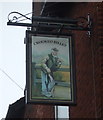 Sign for the Crooked Billet pub, Morton