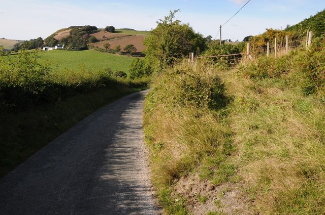 Country road near Llannefydd