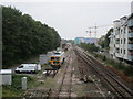 The railway into Dorchester