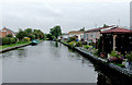 Canalside mobile homes at Penkridge, Staffordshire