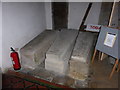 TF0836 : St. Peter ad Vincula, Stone coffins by Bob Harvey