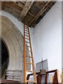 TF0836 : St Peter ad Vincula, The new ladder by Bob Harvey