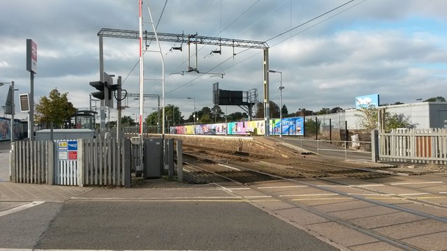 Hythe Station, seen from the level crossing