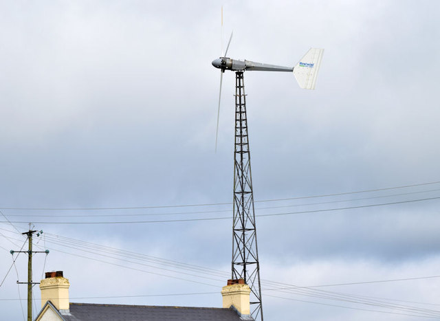 Wind turbine near Craigantlet - September 2014(1)