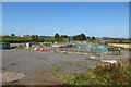 Allotments by the railway