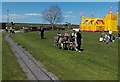 Donkey rides and a bouncy castle in Clevedon