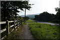 Minor road leading to the A55