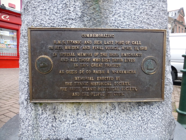 Titanic Memorial Plaque, Cobh