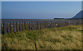 SH6573 : Slate fencing along the Wales Coast Path by Ian S