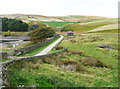 SD9612 : The Pennine Bridleway passing the head of Piethorne Reservoir by Humphrey Bolton