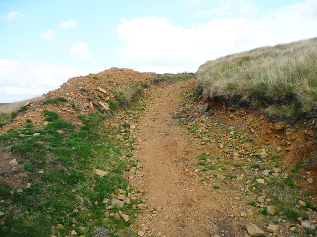 A stony track on Windy Hill