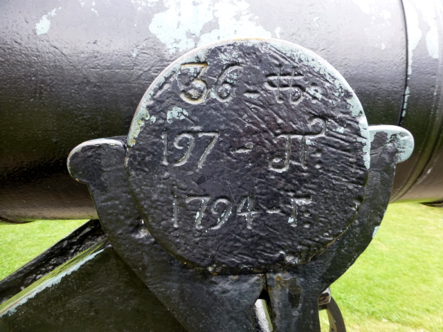 Inscription on cannon, Cobh