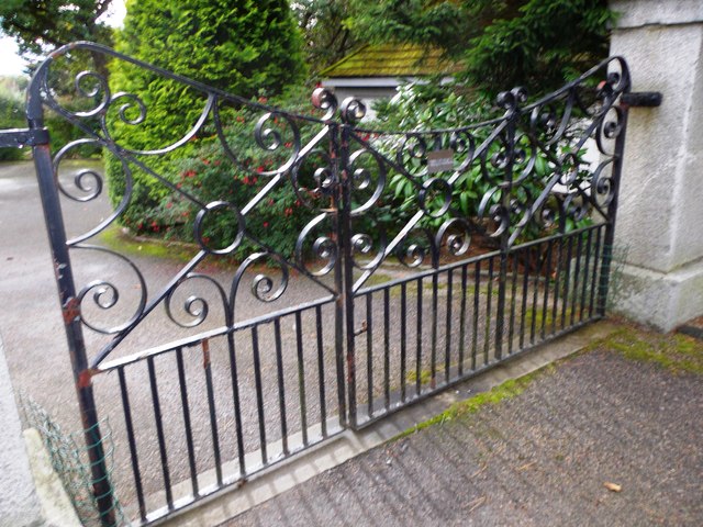 Wrought iron gate, Netherhall