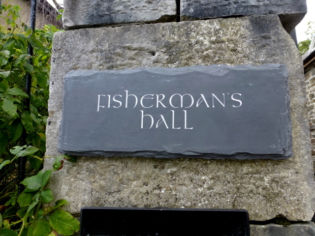 Name sign, Fisherman's Hall © Kenneth Allen cc-by-sa/2.0 :: Geograph ...