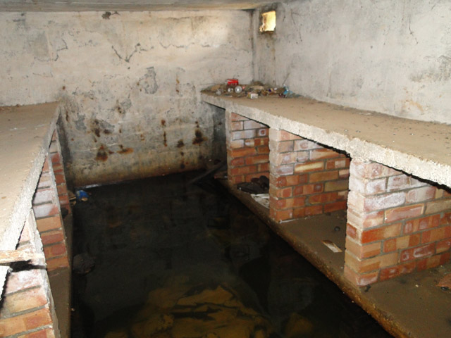 One of the rooms in the battery