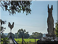 Animal Sculpture, Colyton, Devon