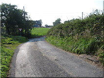 H9117 : East Cloghoge Road approaching the junction with Donaldsons Road by Eric Jones