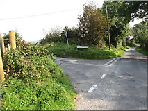 H9117 : The East Cloghoge Road junction on the Donaldsons Road by Eric Jones