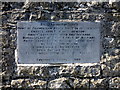 N7211 : Plaque in graveyard wall, Kildare by Kenneth  Allen