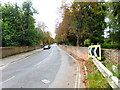 Redan Road looking south west from the bend