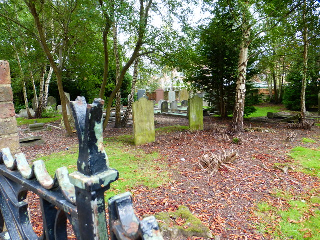 Old and enclosed graveyard on Redan Road