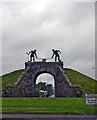 C1910 : N14 Dry Arch Roundabout Letterkenny by Jo and Steve Turner