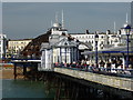TV6198 : Fire Damage at Eastbourne Pier by PAUL FARMER